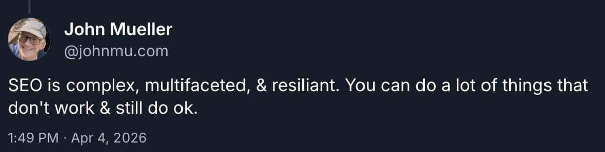 Complex SEO Lets Ineffective Tactics Still Succeed