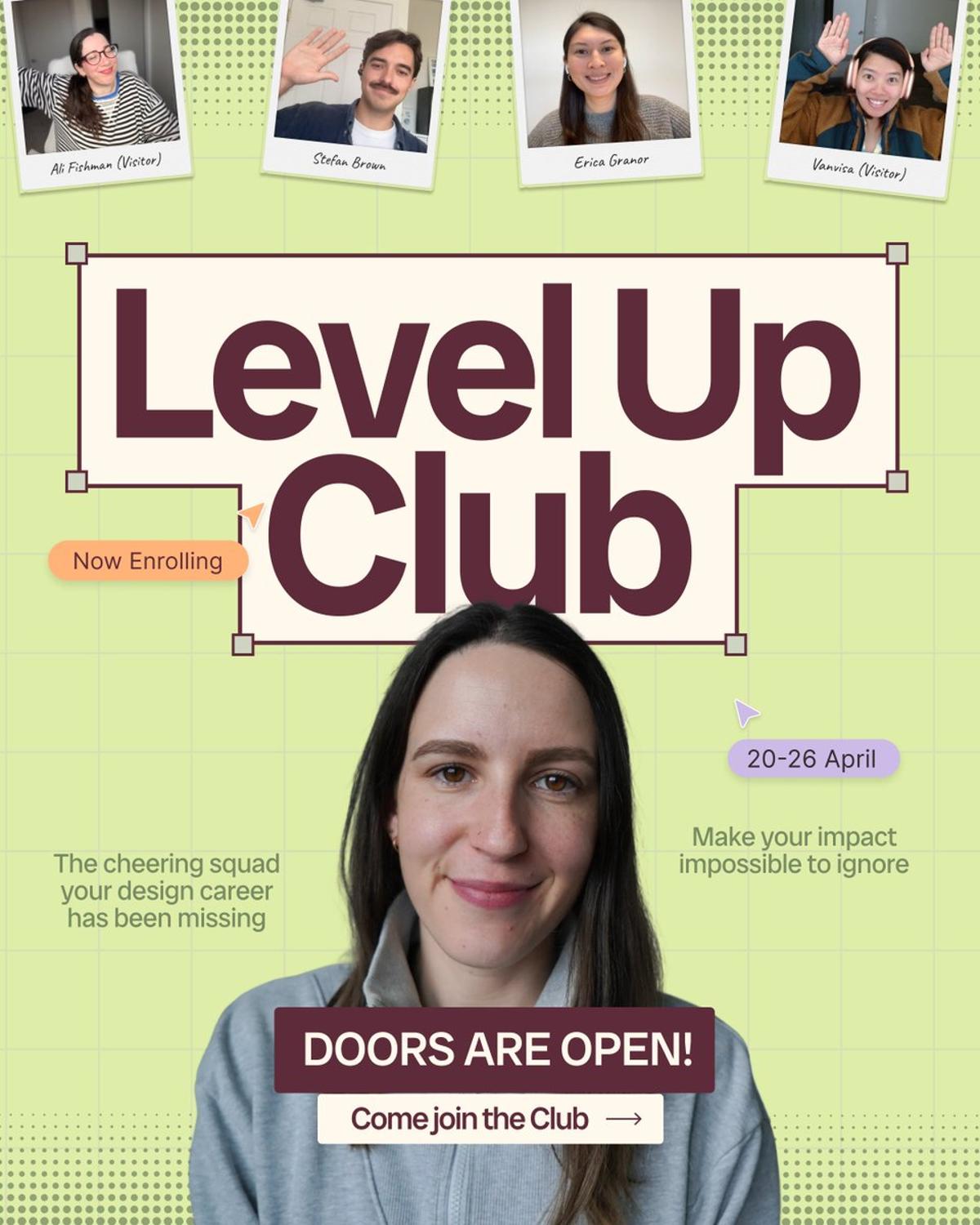 One-Week Open: Designer Growth Club Without Managers