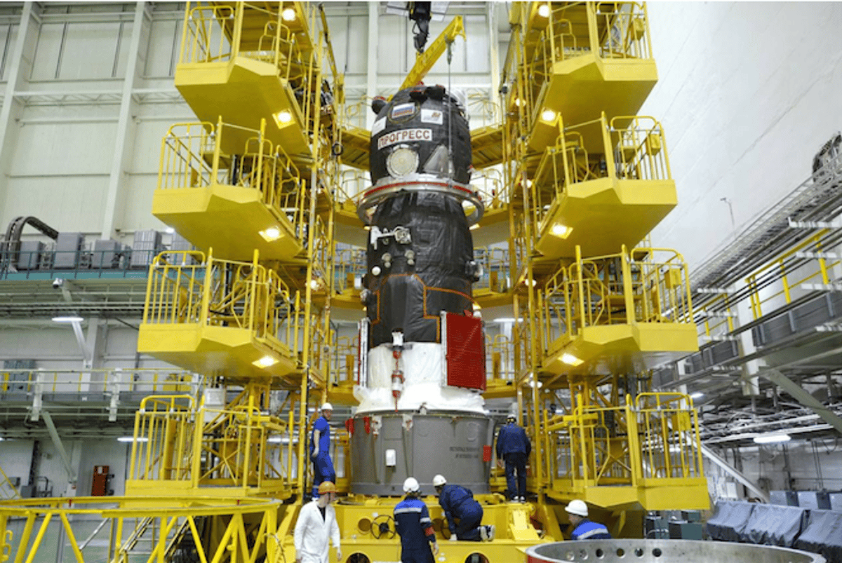 Progress MS-34 Cleared, Prepped for Soyuz Launch April 22