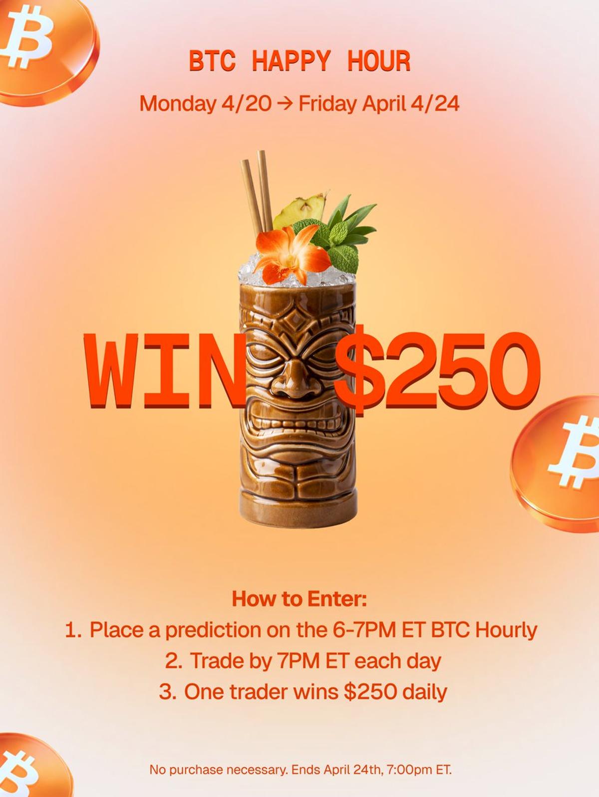 Win $250 Daily by Predicting Bitcoin Hourly