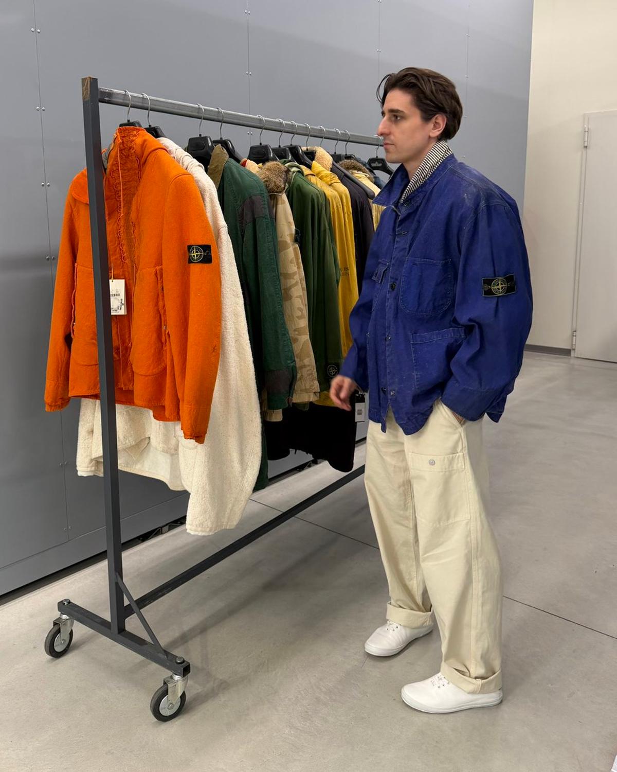 Stone Island's 1982 Blue Chore Jacket: Hemp, Indigo, Enzyme‑Washing Mastery