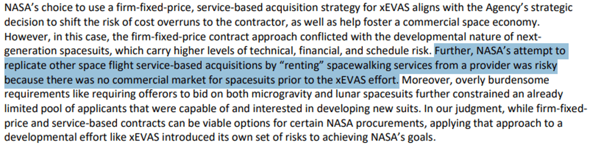 NASA Suit Report Highlights Commercial LEO Destination Debate