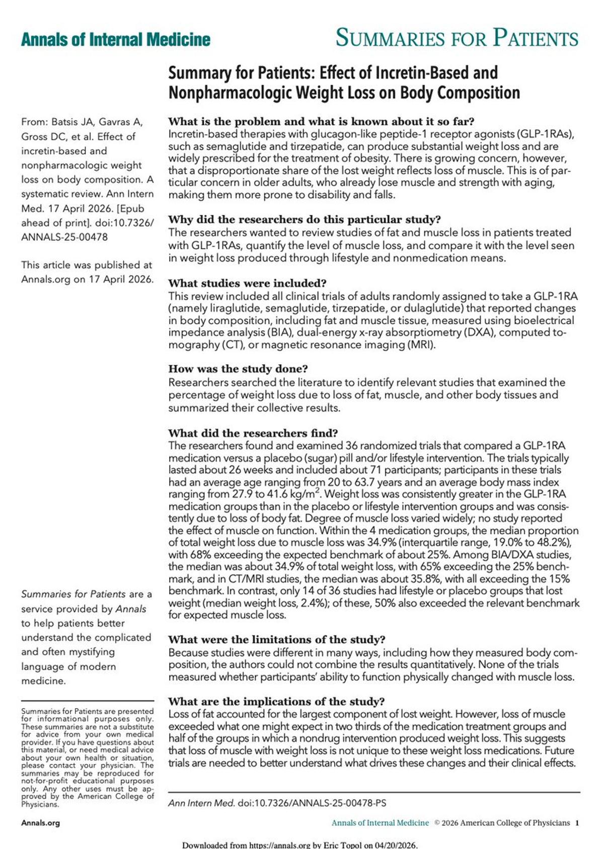 GLP‑1s Preserve Muscle Better Than Diet‑Only Weight Loss