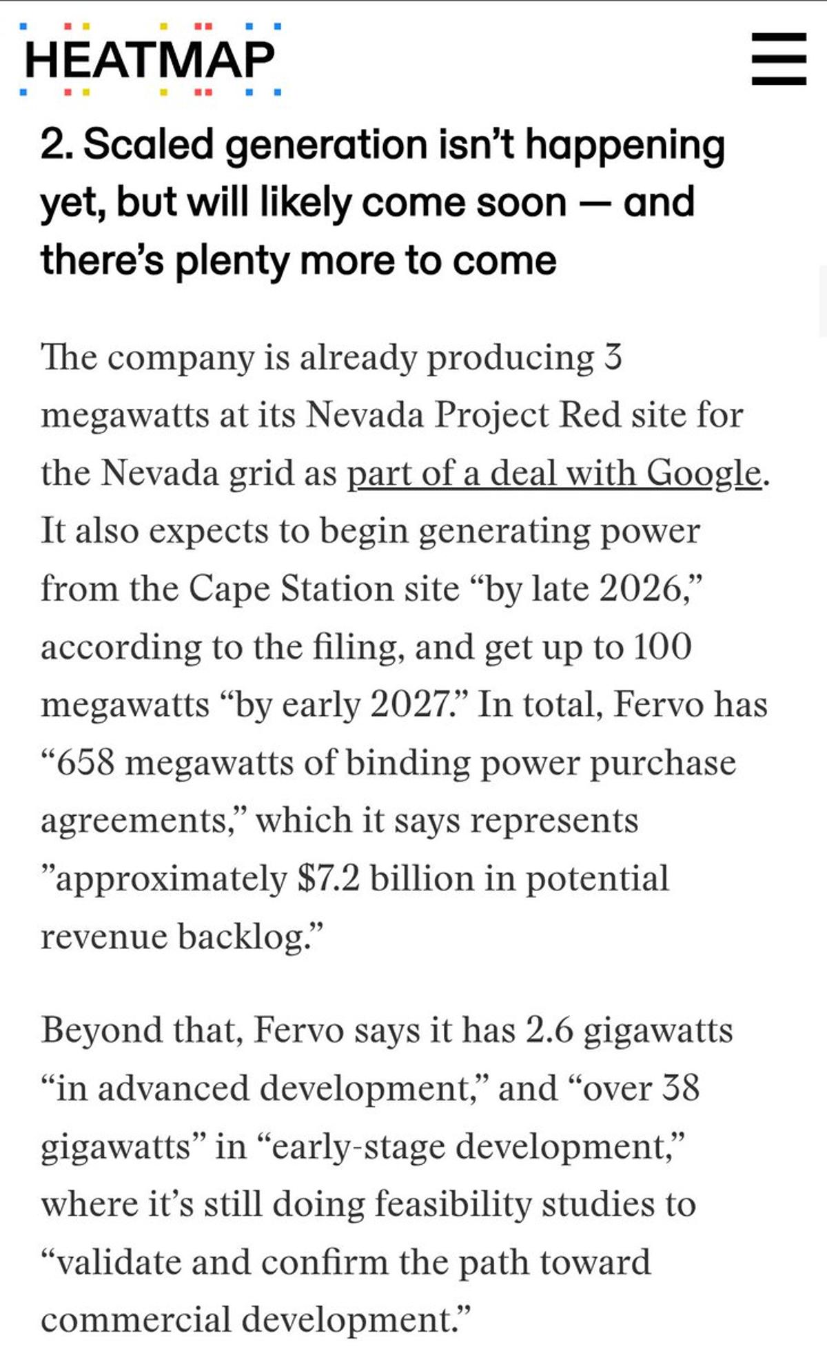 Fervo Energy S‑1 Reveals Geothermal Pipeline and Costs