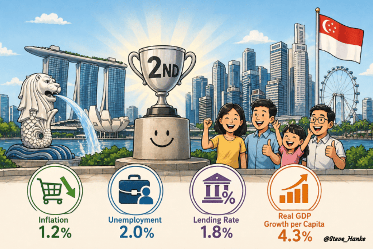 Singapore Ranks #2 Happiest Thanks to Strong Economy