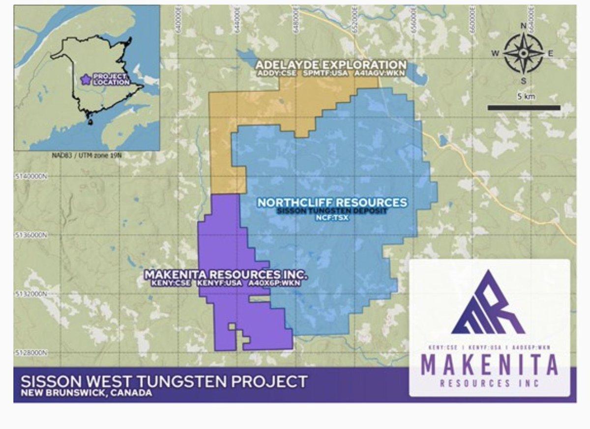 Makenita Starts Operations at New Brunswick Tungsten Project