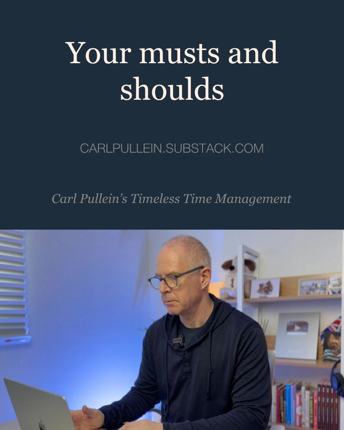 Distinguish Musts From Shoulds to Reclaim Energy