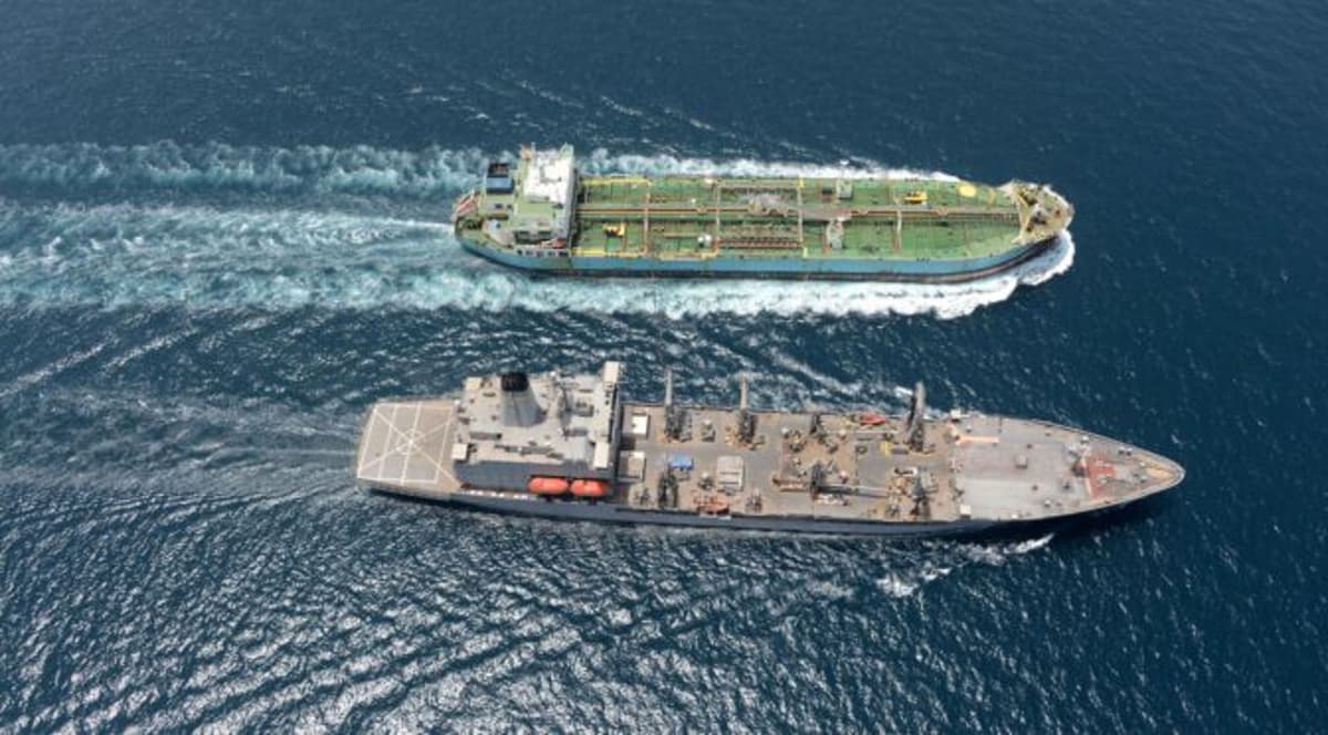 US Commercial Tankers Fuel Fleet, Two Stuck in Gulf