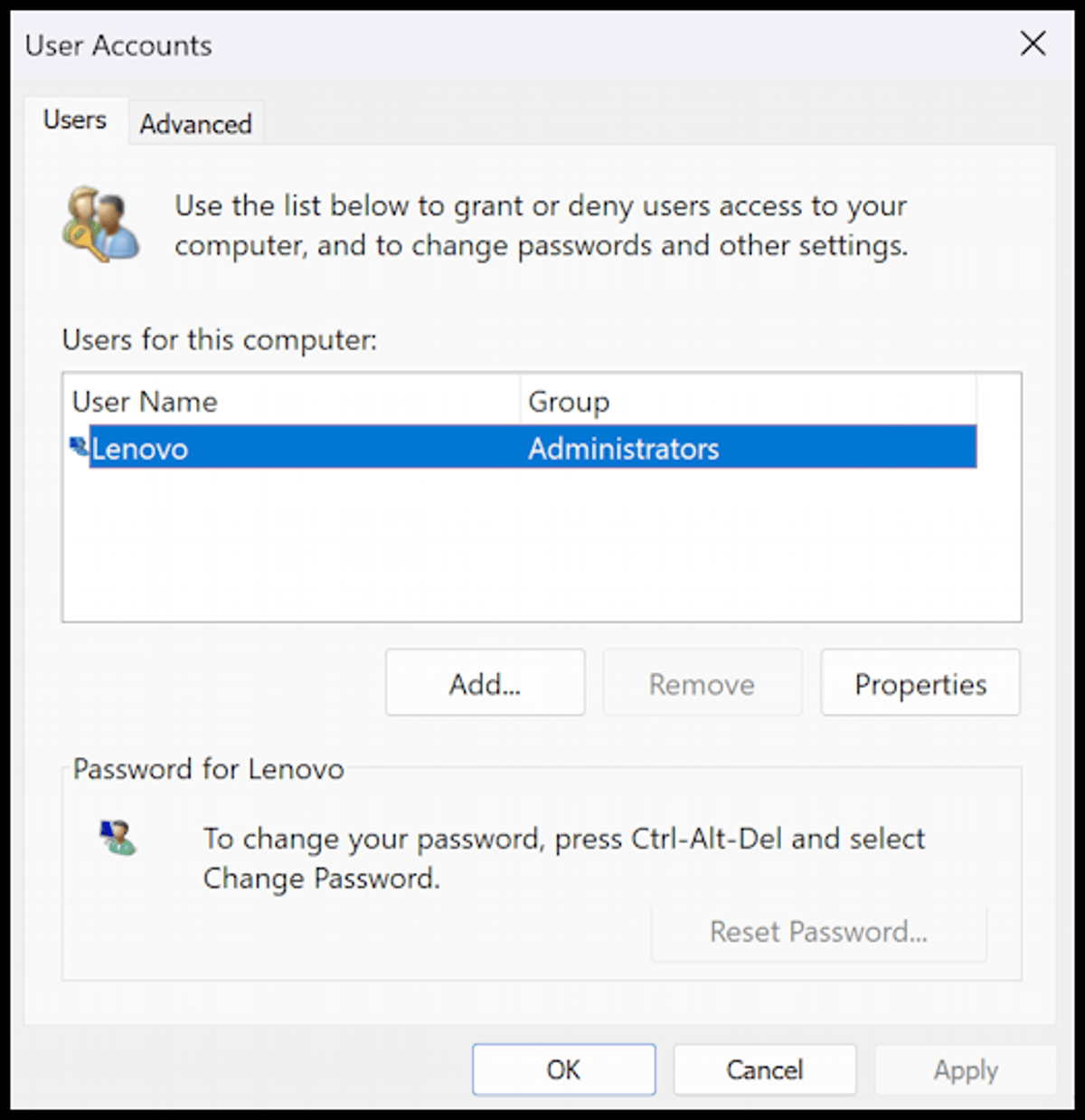 Change Windows Login Name From Manufacturer to Yours