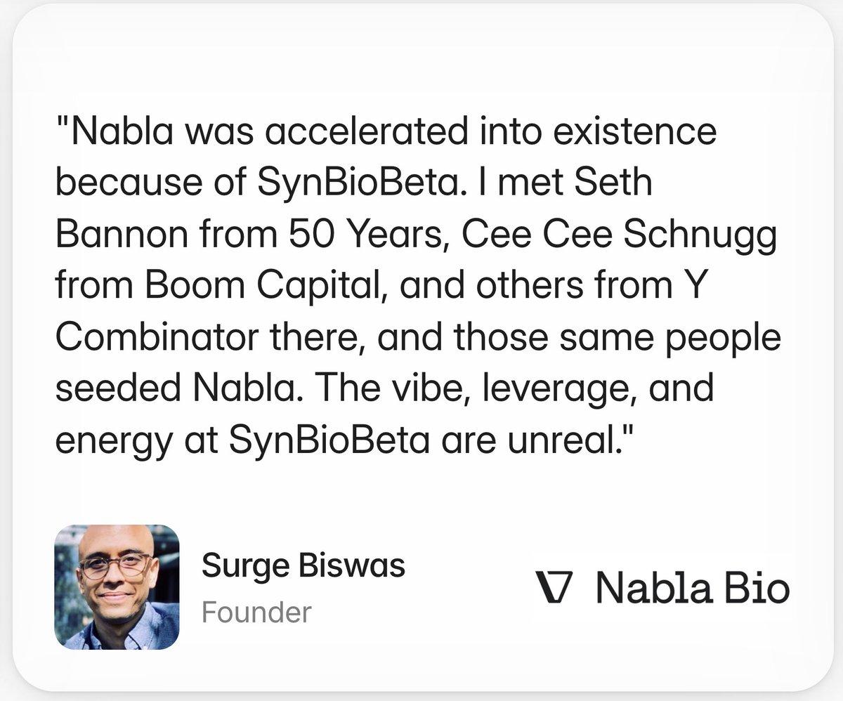 Nabla Bio Secures Seed Funding Directly at Conference