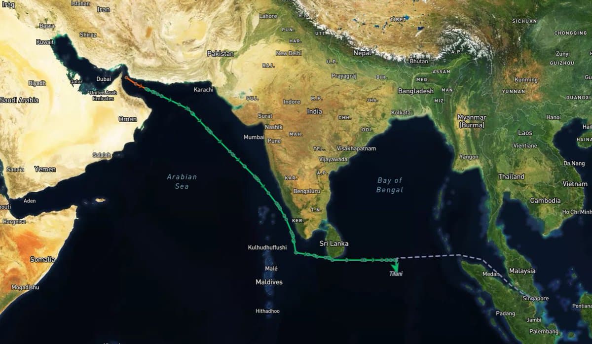 U.S. Navy Boards Sanctioned Oil Tanker Safely in Indian Ocean