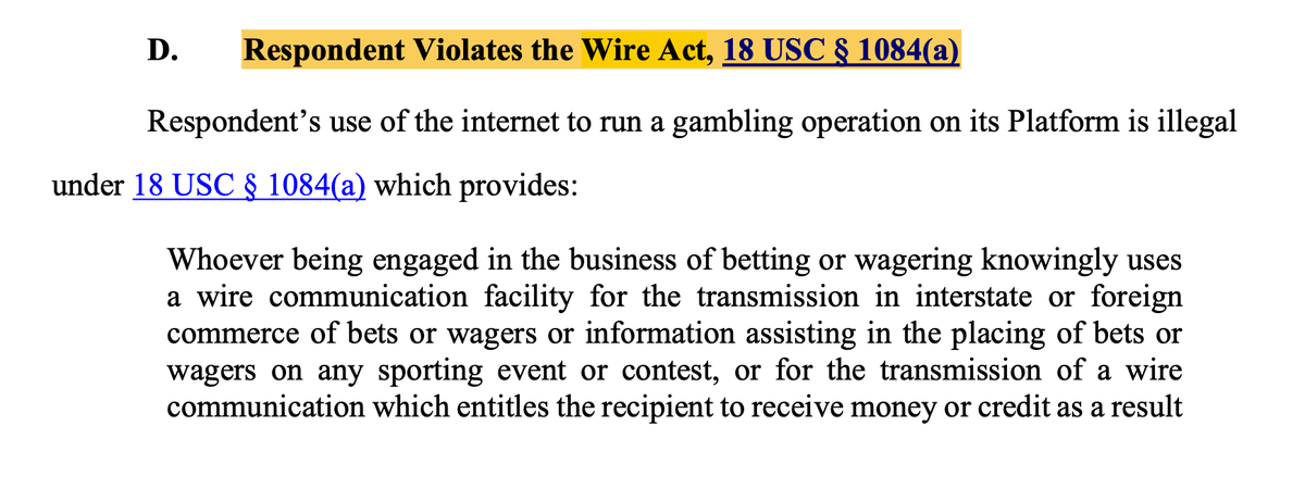 NY Attorney General Sues Prediction Market over Wire Act Violations
