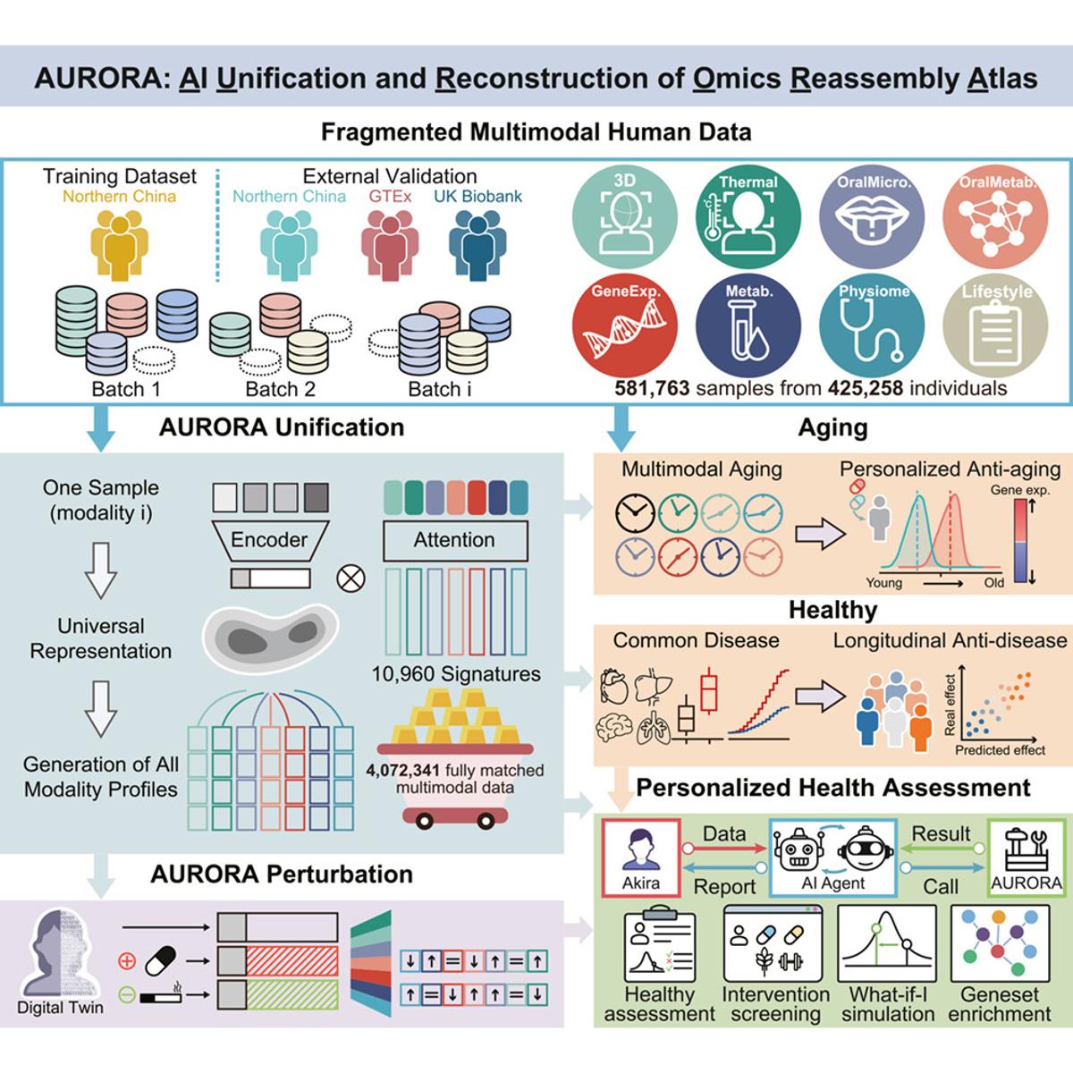 AI Integrates Omics and Lifestyle to Forecast Health Outcomes