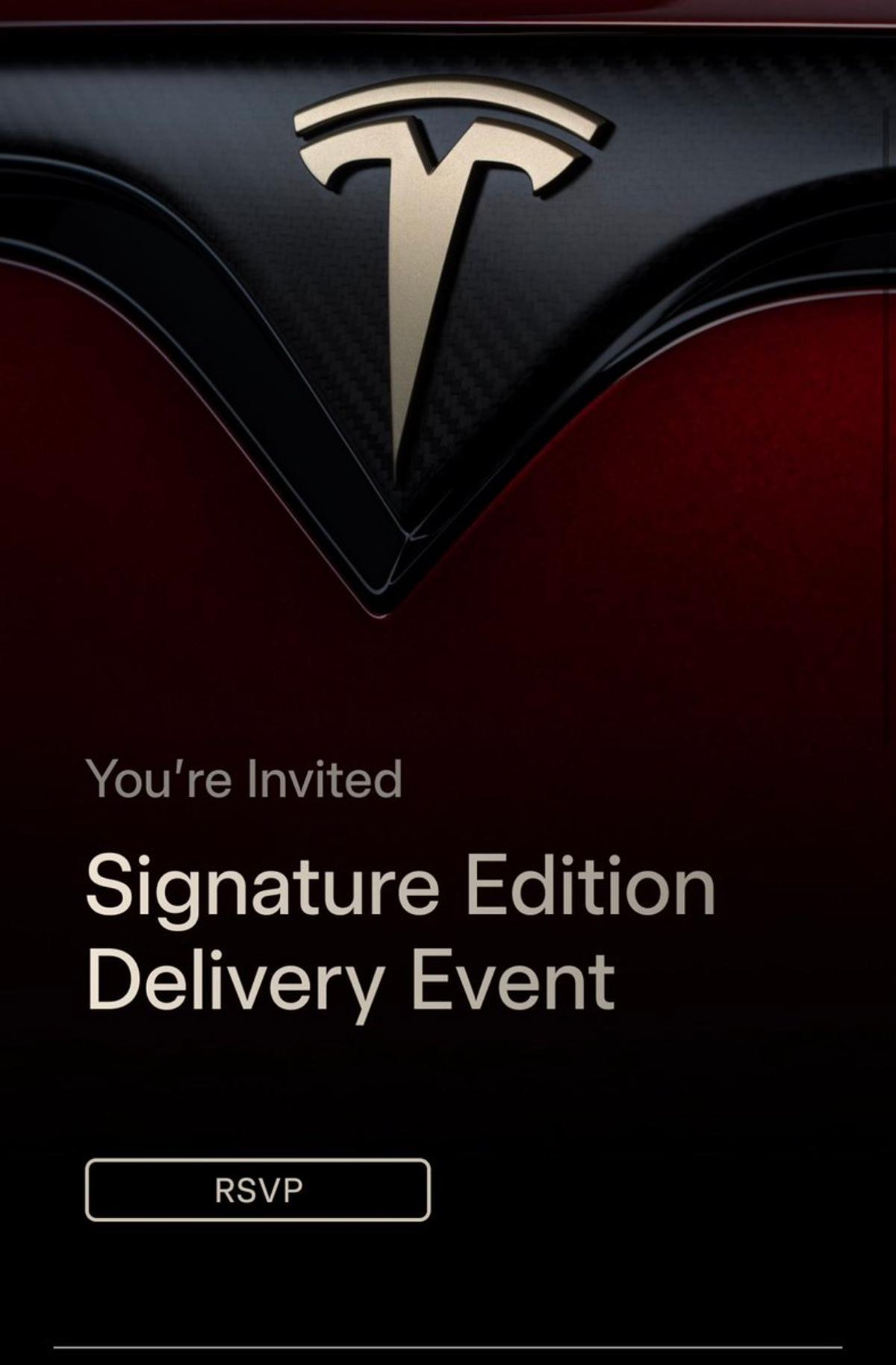 Tesla Announces Model S/X Signature Delivery Event May 12