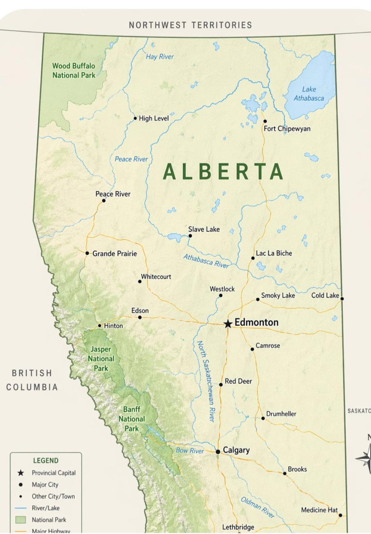 AI Draws a Quirky Map of Alberta