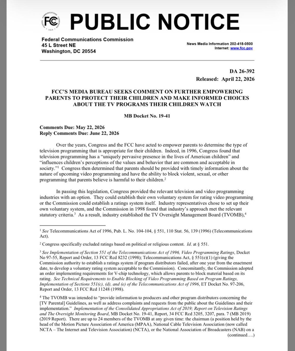 Parents Demand Transparency as FCC Reviews Kids TV Ratings