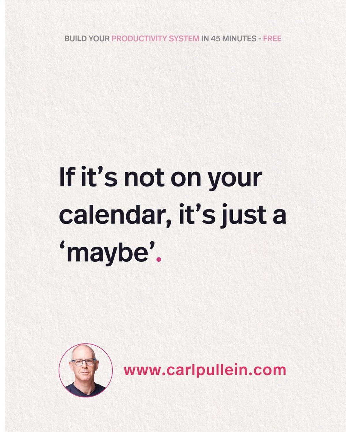 Schedule Tasks, Turn Intentions Into Completed Actions