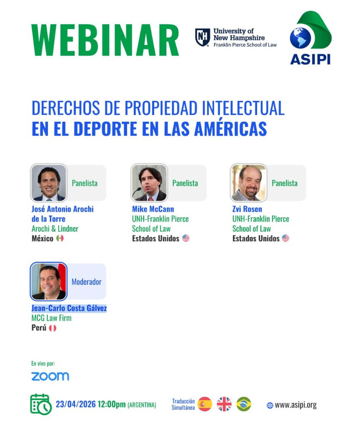 Discussing IP Rights in American Sports at Webinar