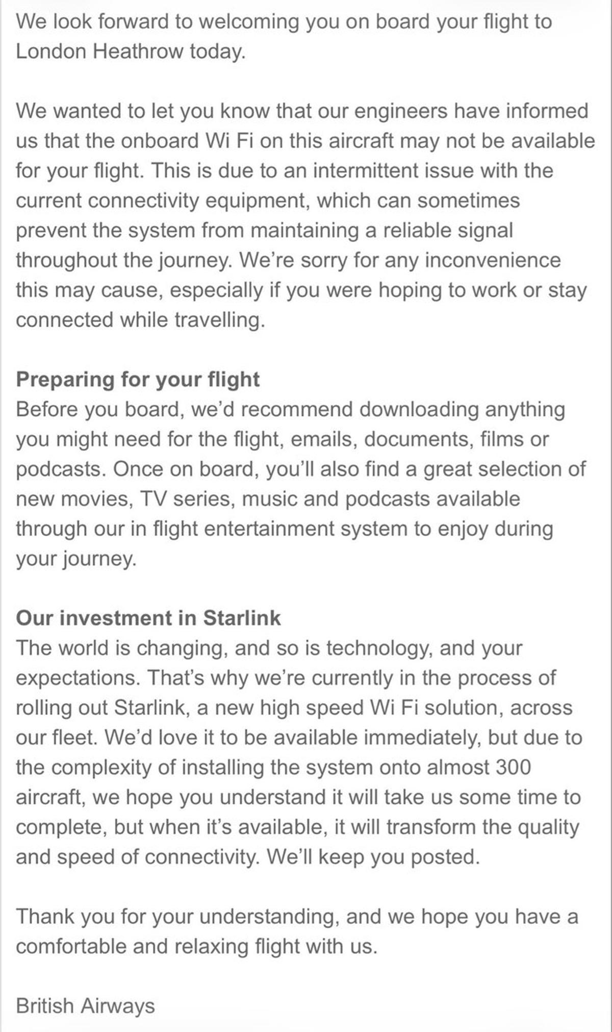 Airlines Pledge Starlink to Fix Chronic Wi‑Fi Outages