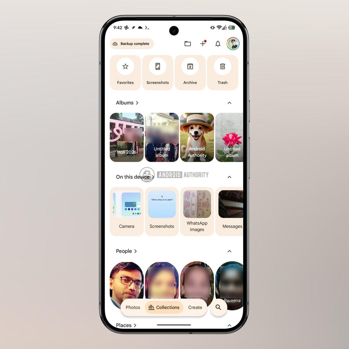 Google Photos Tests Collapsible Collections Redesign