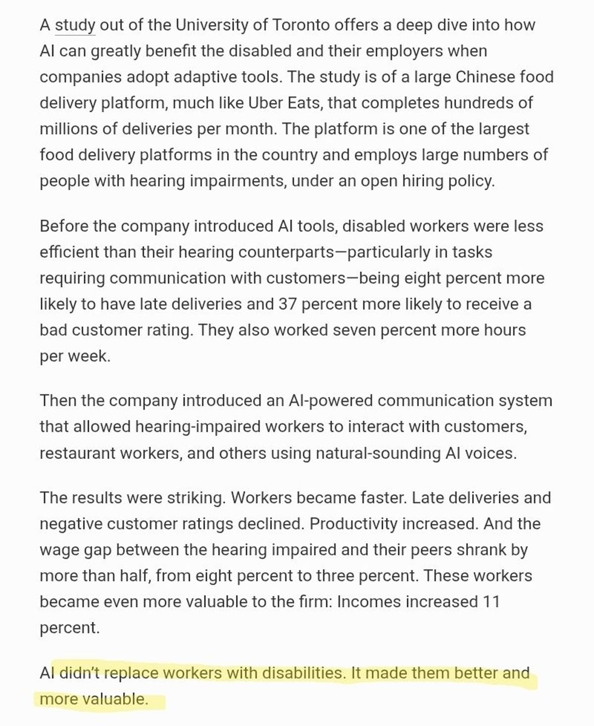AI Empowers Disabled Workers, Boosting Their Value