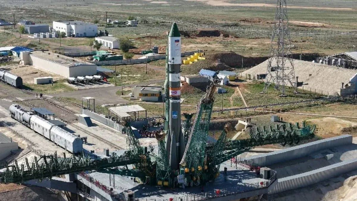 Progress MS-34 Rolls to Baikonur Pad for Saturday Launch