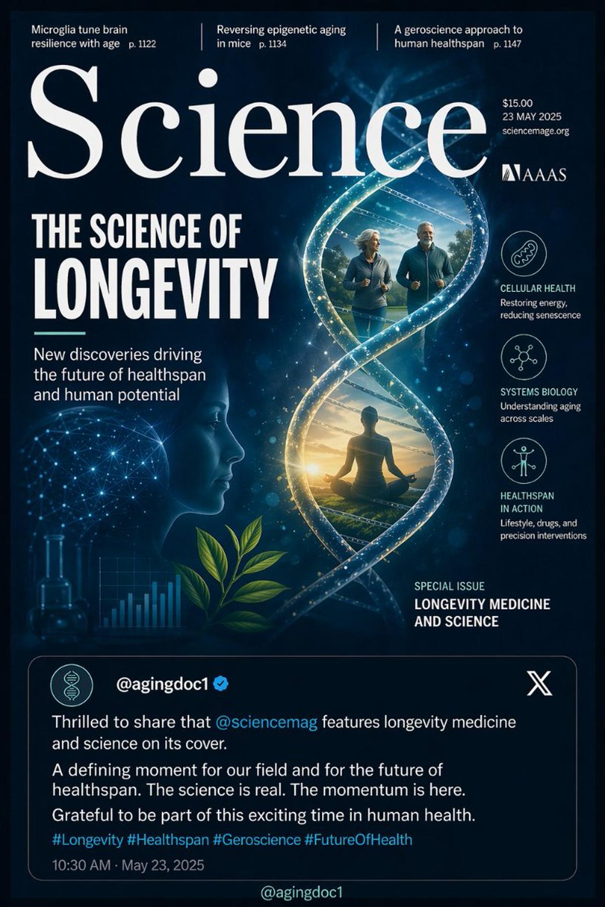 Longevity Medicine Nears Science Cover as Field Accelerates