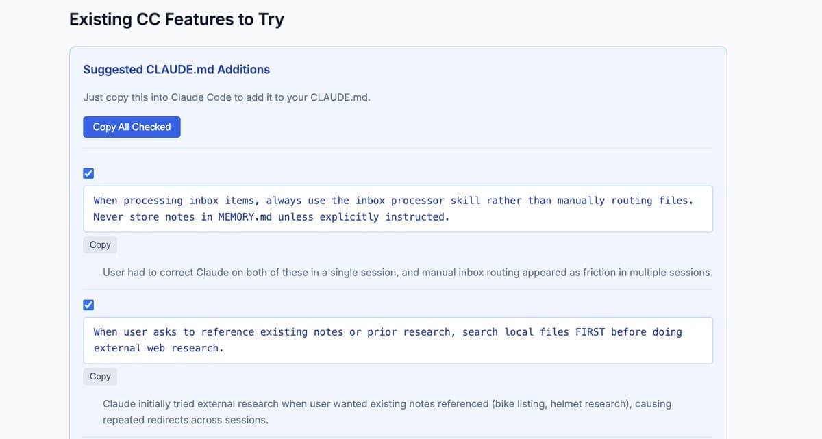 Use Claude Code’s /Insights for Personalized Improvement Tips