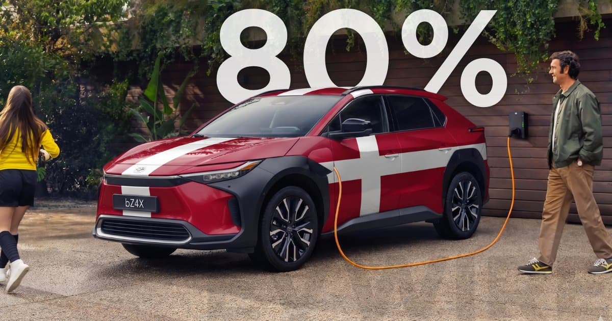 Denmark Q1 2026: 80% of Car Sales Fully Electric