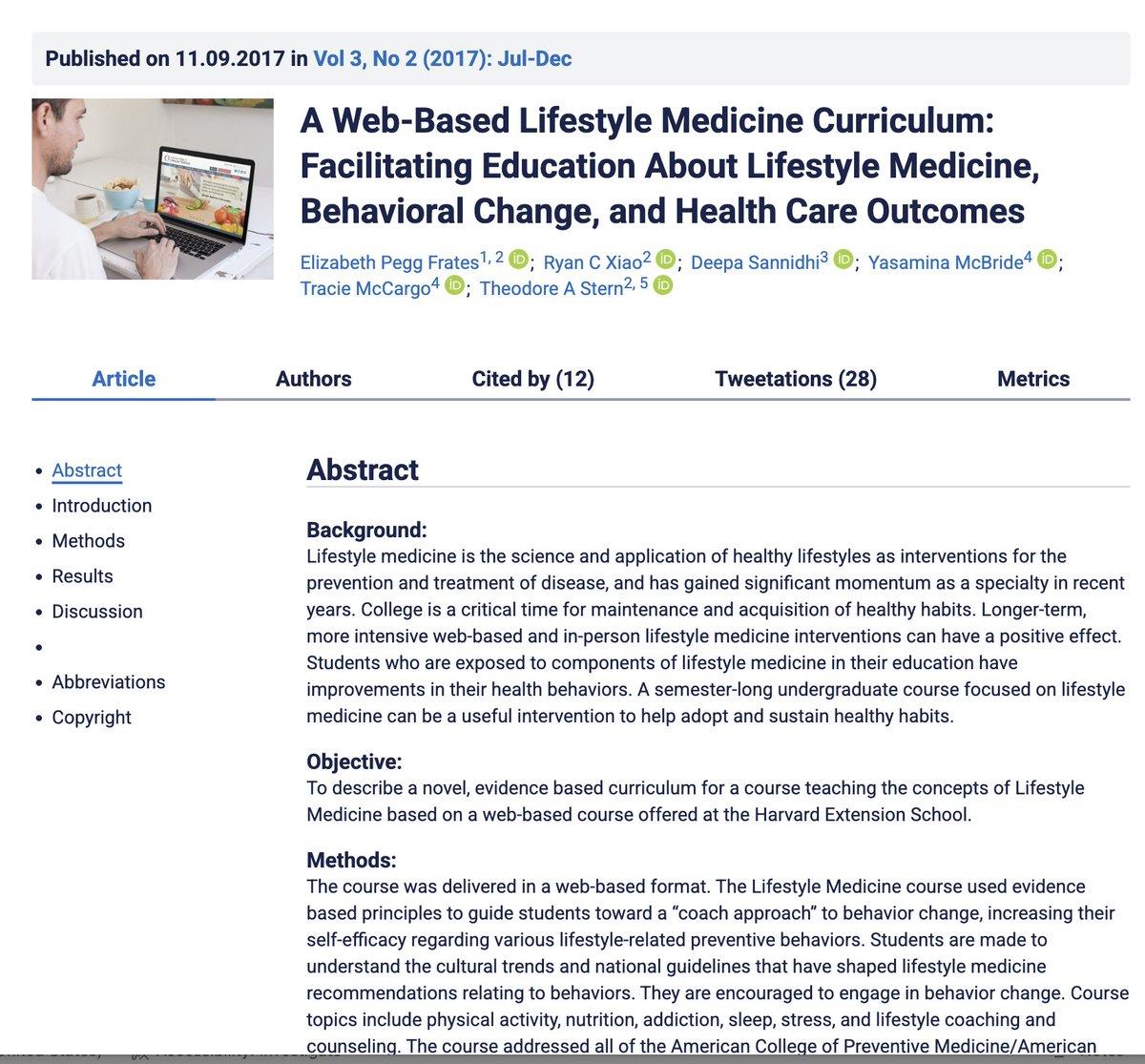 Guide to Teaching Lifestyle Medicine Across All Student Levels