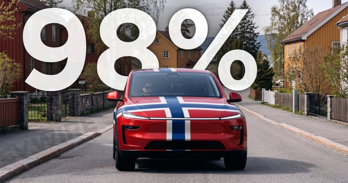Only 2% of Norway’s New Cars Aren’t Electric