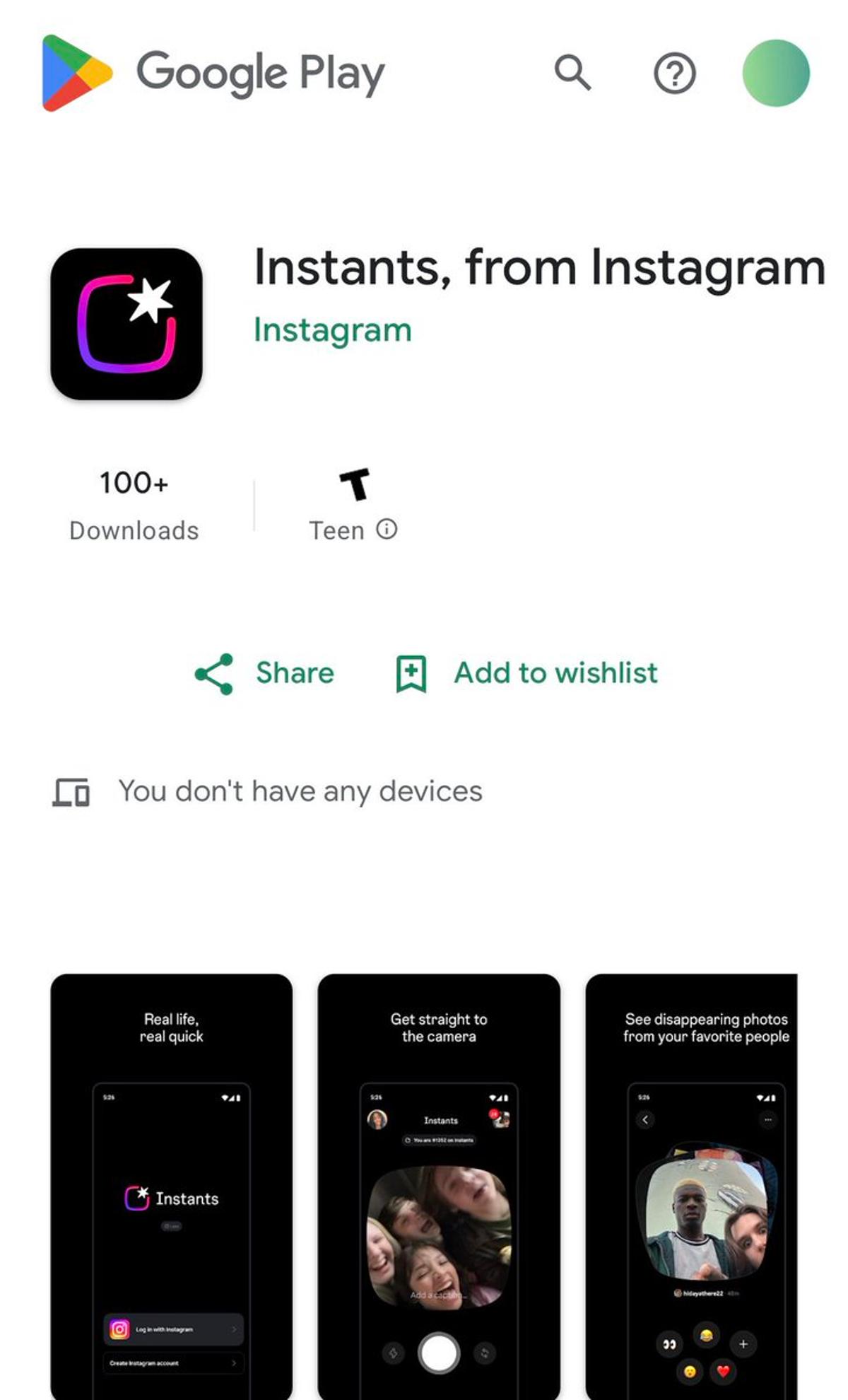 Meta Launches Instants, a Locket‑style Photo App