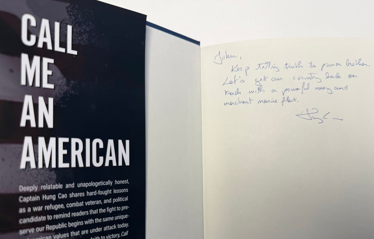 Hung Cao Pushes for a Stronger U.S. Merchant Marine