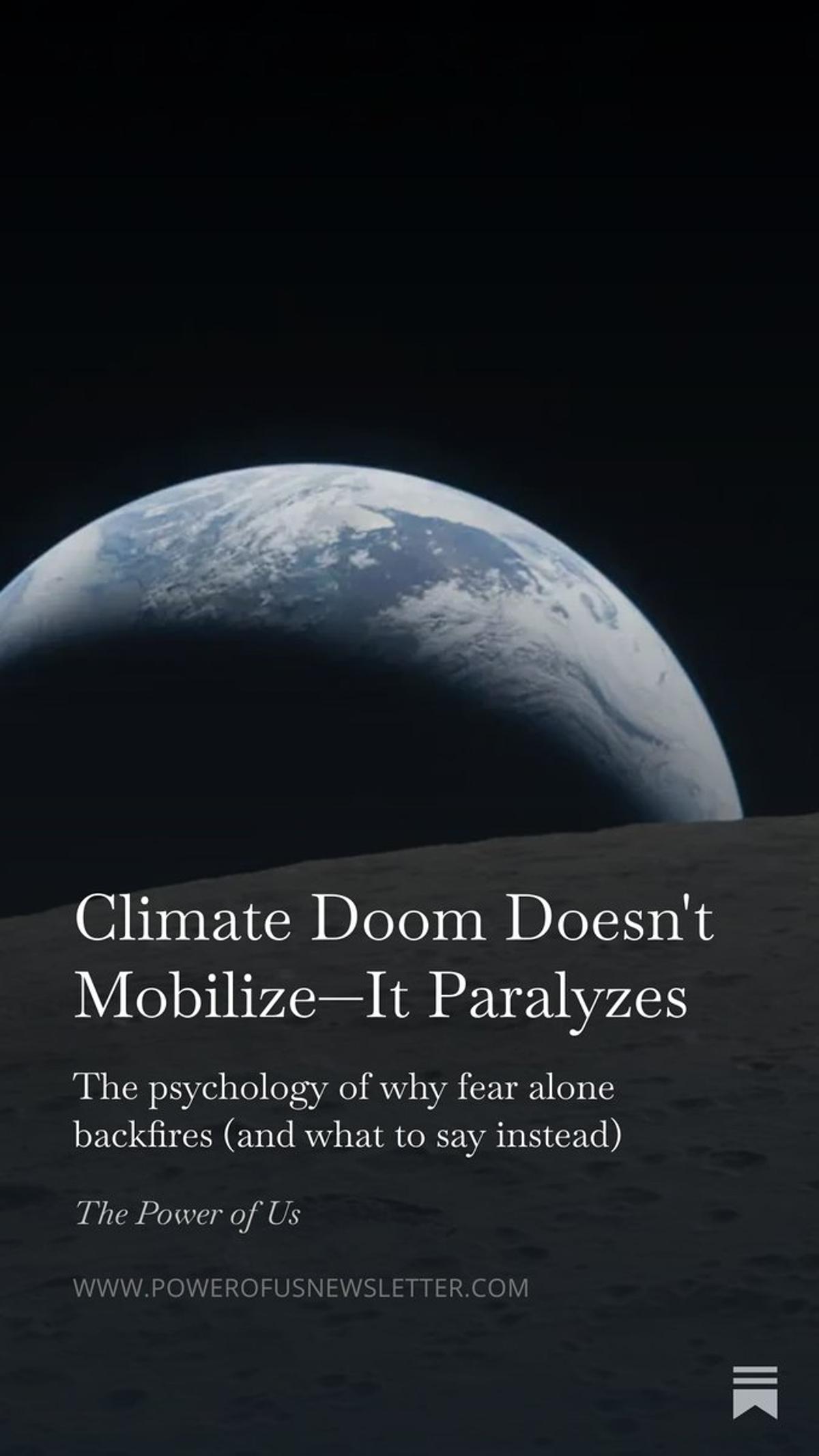 Science Consensus Beats Doom Narratives for Climate Action