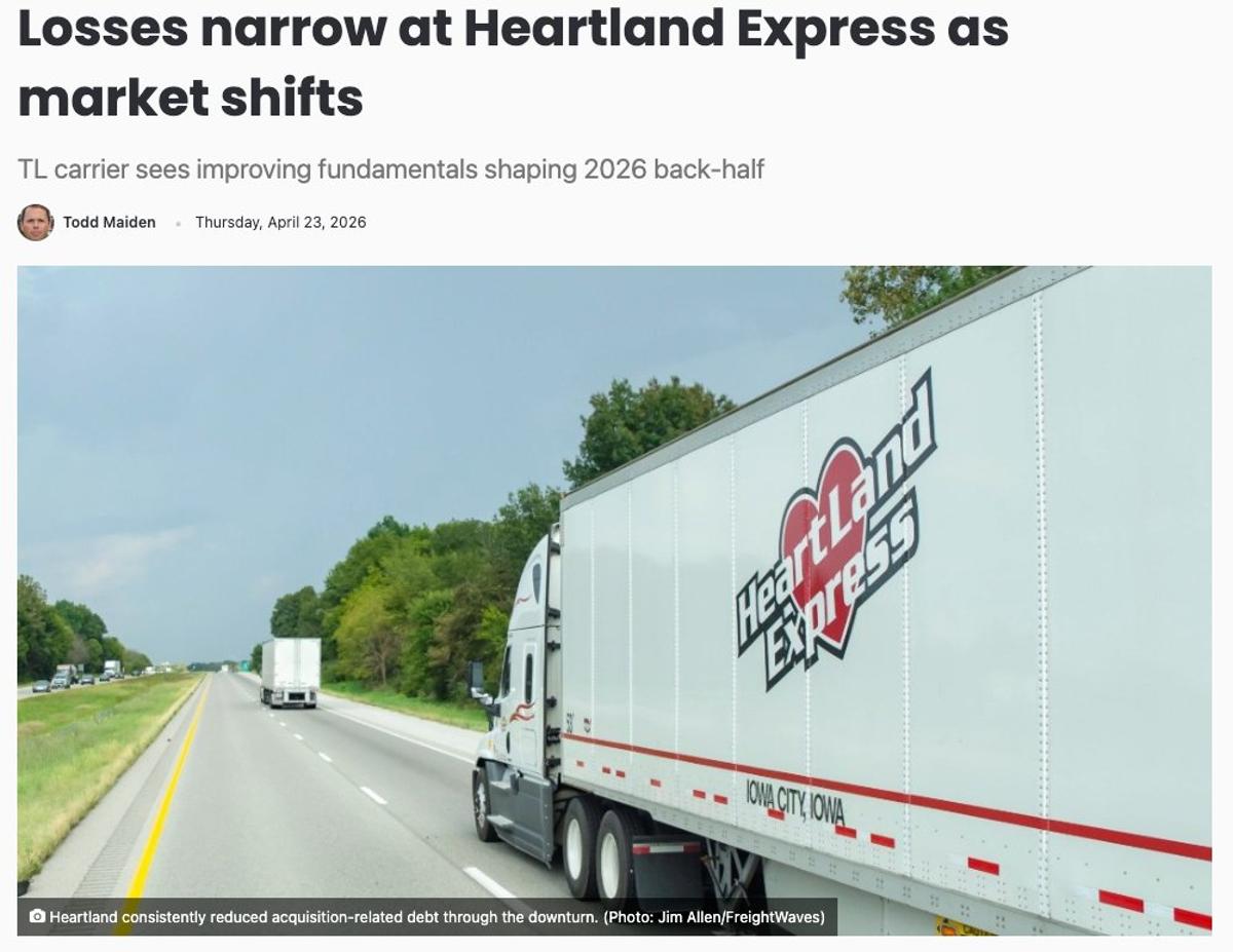 Truckload M&A Fails: Heartland as Cautionary Example