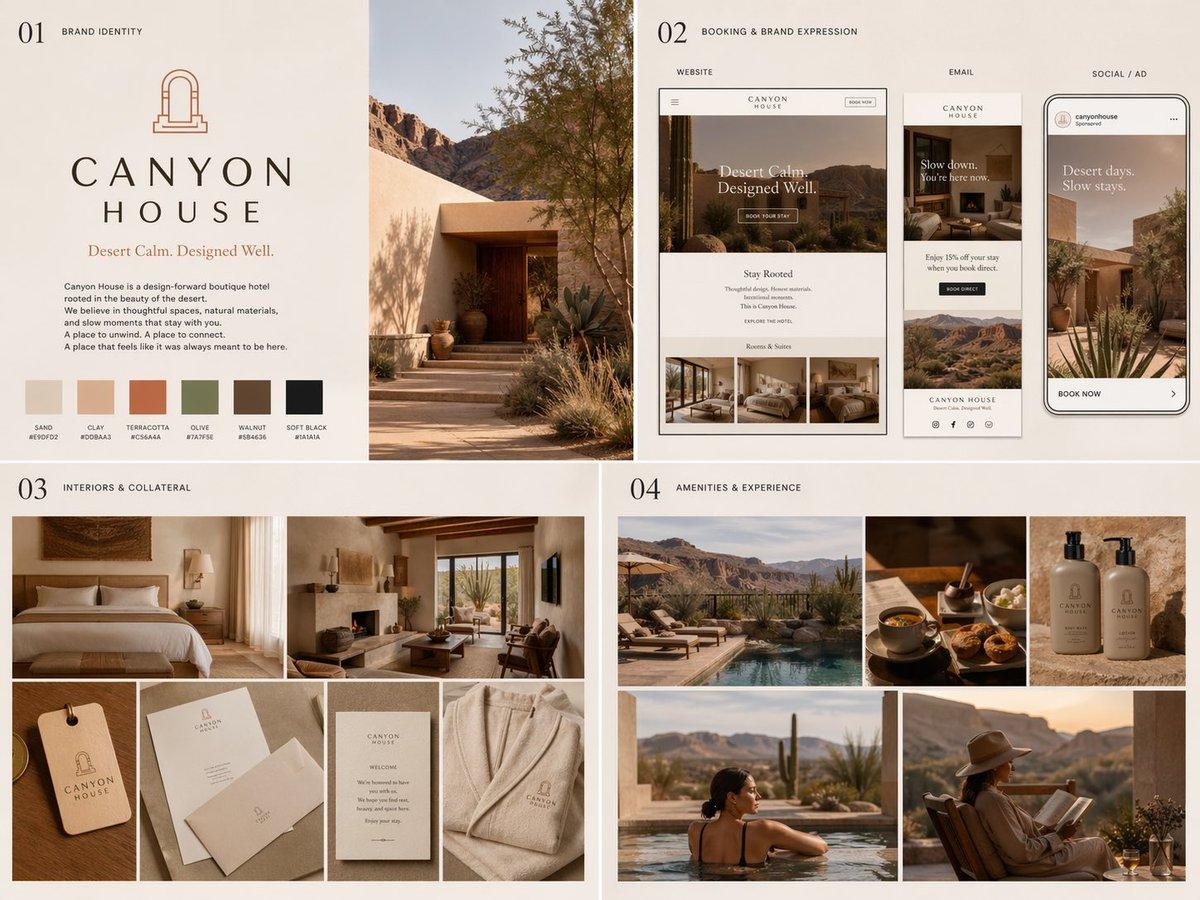 AI Turns Random Idea Into Full Desert Hotel Brand
