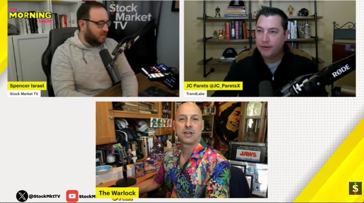Kenny Glick Shorts Intel Live on StockMktTV
