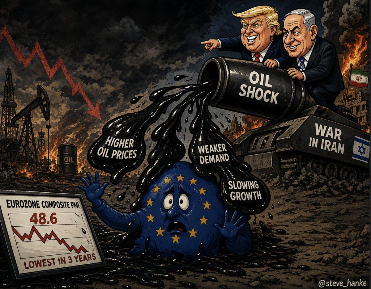 Eurozone PMI Drops to 3‑year Low, Economy Tanks