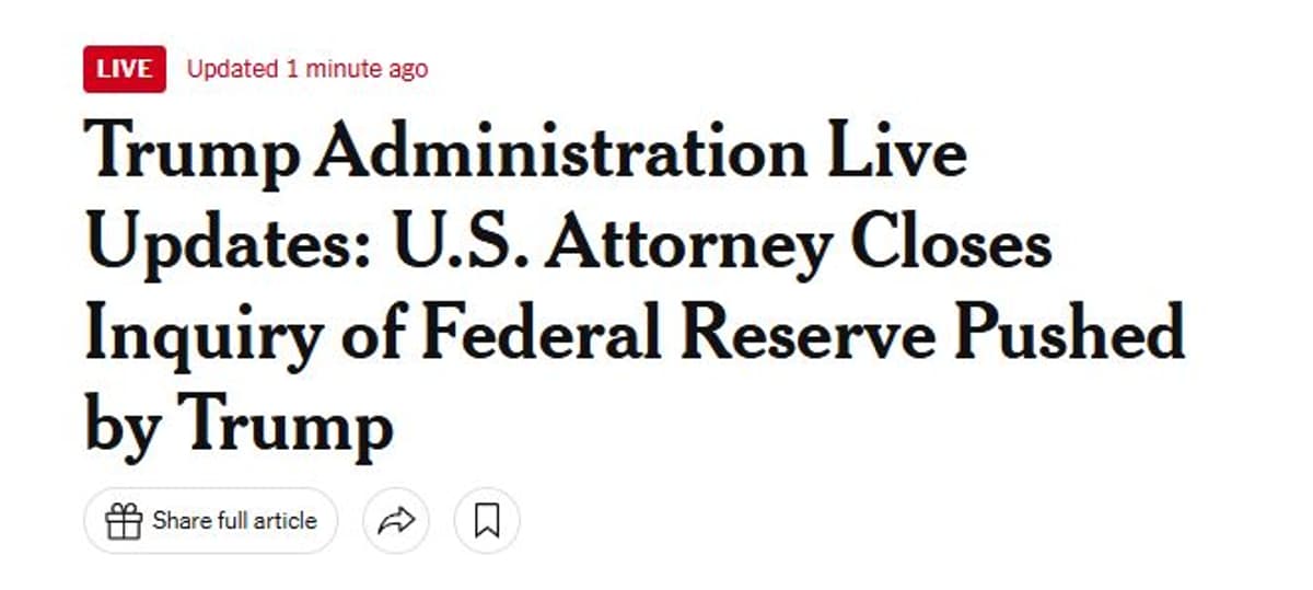 Congress Must Ban Political Threats to Future Fed Chairs