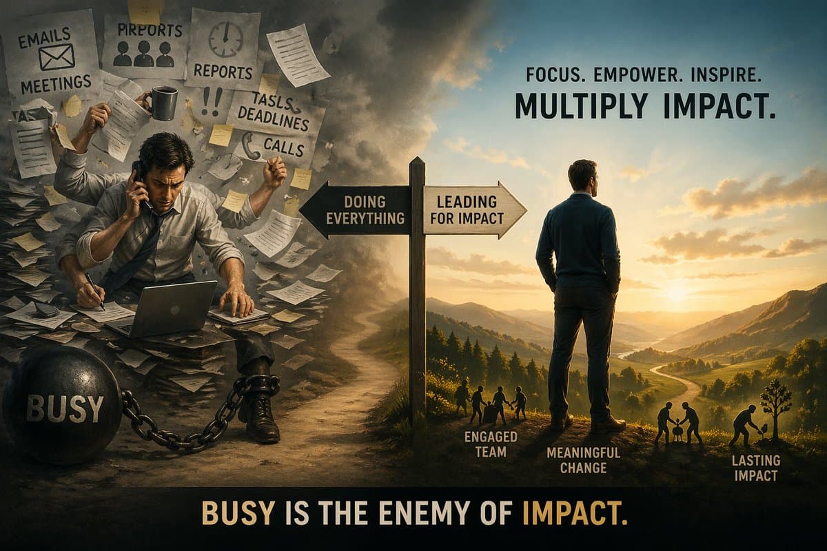 Leadership Requires Focus, Not Busywork