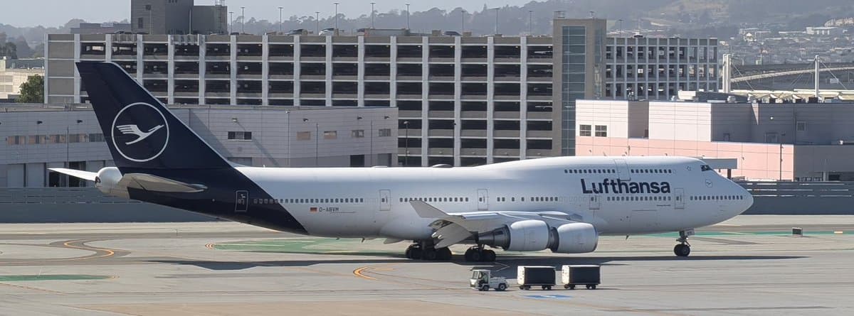 Lufthansa’s Queen of the Sky Soars From SFO To