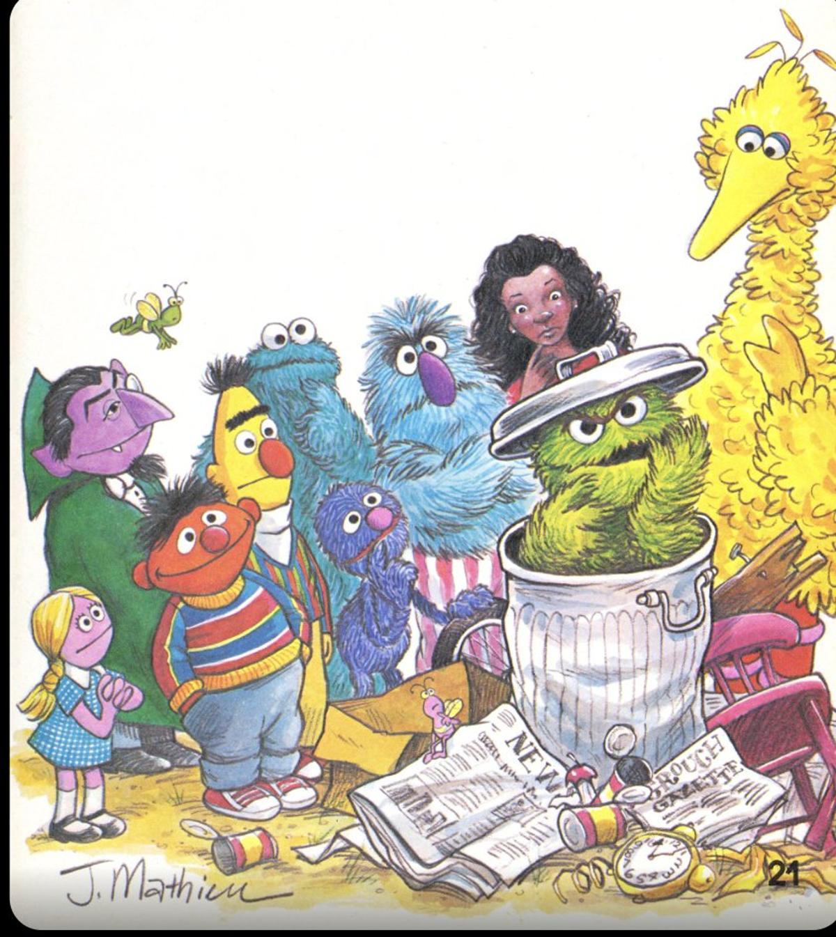 Hand‑drawn 80s Sesame Street Books Feel Warmer than Digital Editions