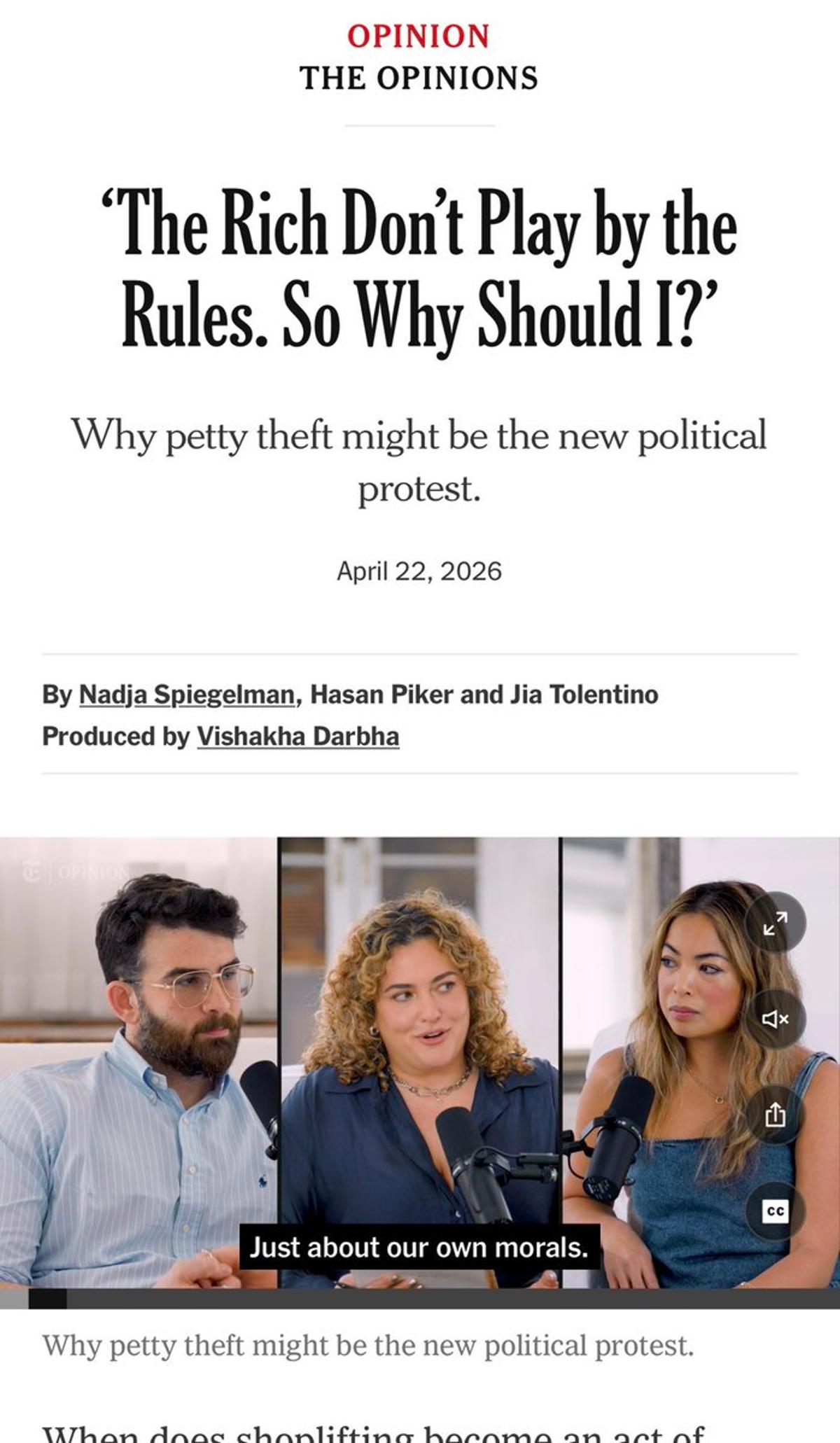 NYT Editor Laughs as Extremist Defends Murder