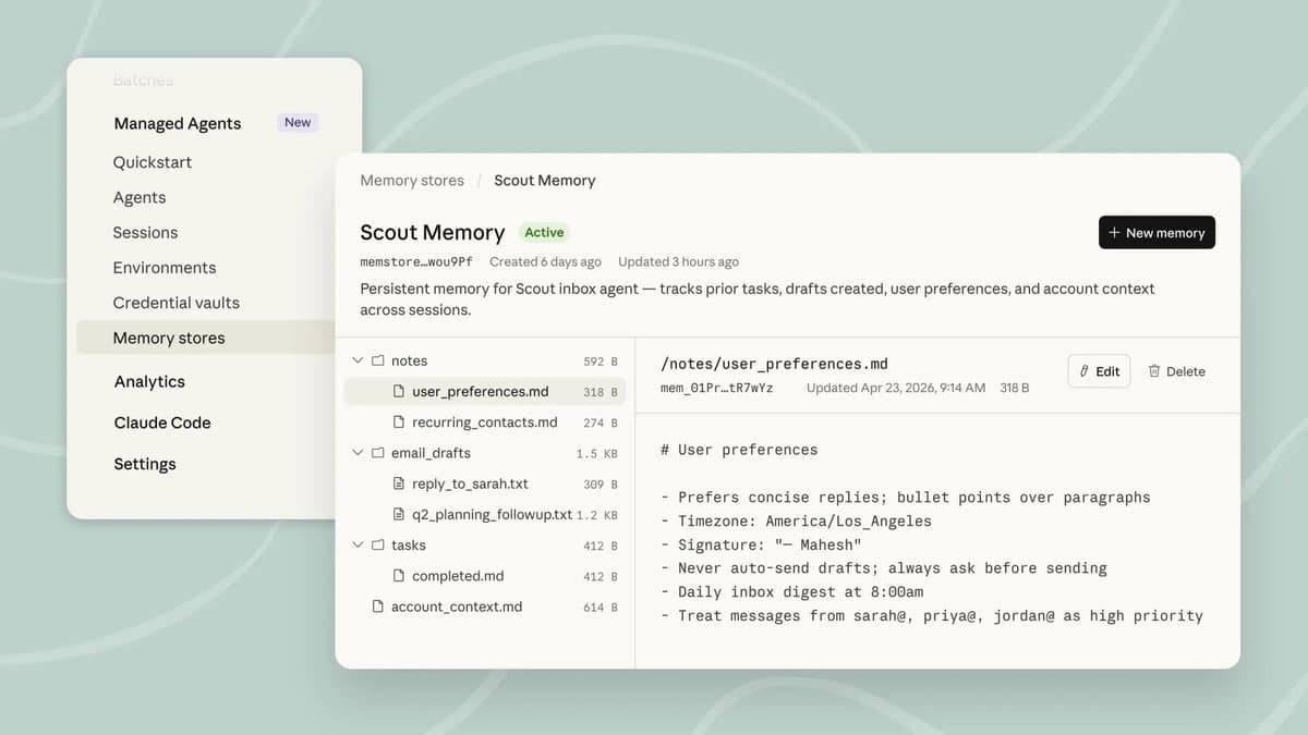Claude Agents Gain Persistent Memory for Enterprise Use