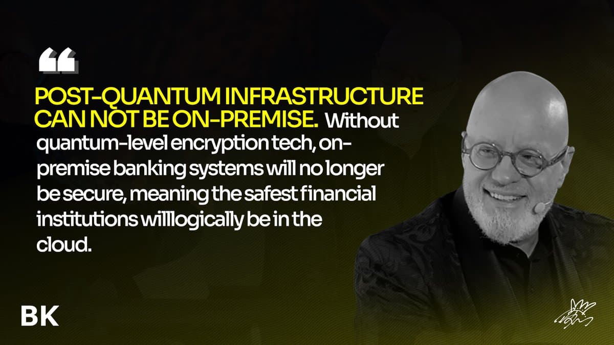 Banking Must Adopt Post‑Quantum Standards, Embrace Cloud