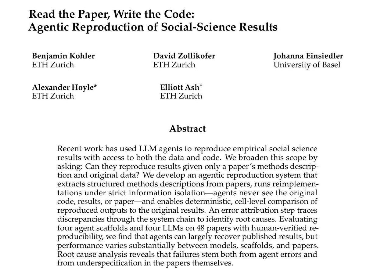 AI Agents Can Rebuild Papers, Revealing Human Errors