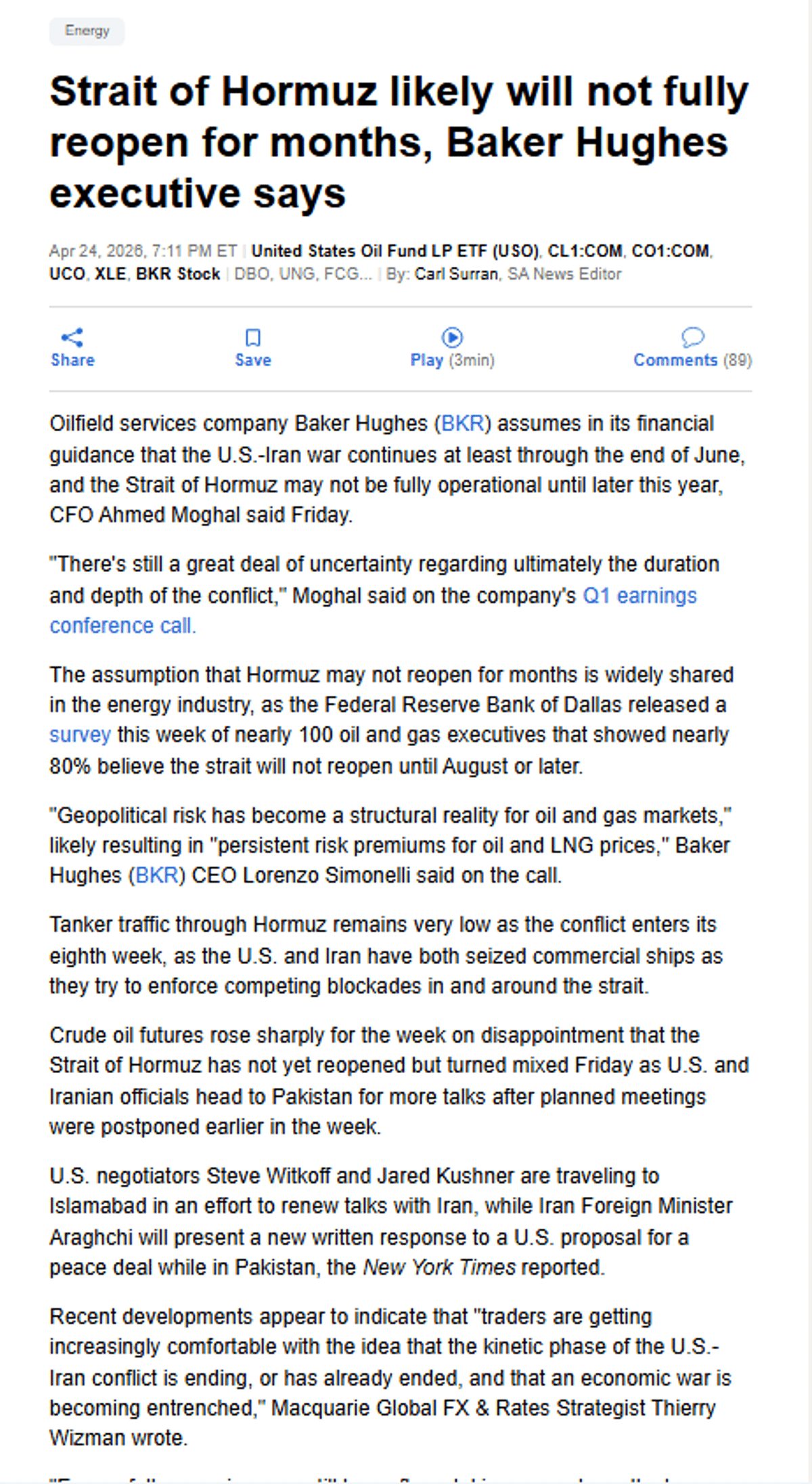 Hormuz Delay Persists; Stocks Hit Record Highs as Forecasted