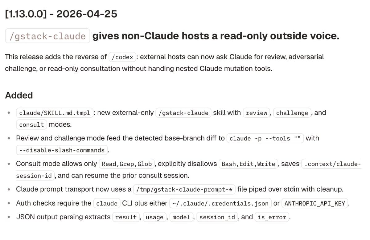 GStack v1.13 Enables Cross‑Modal Synthesis with GPT‑5.5