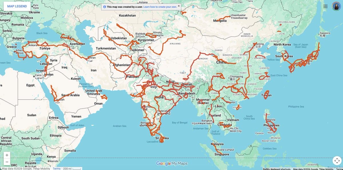 1970s Asian Journey on $2,500 Annual Budget