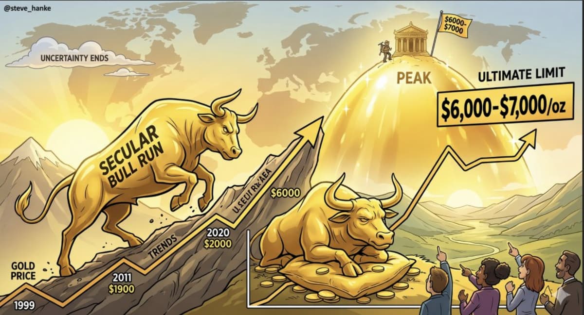 Defying Morgan Stanley: Gold Set for $6‑7k Peak